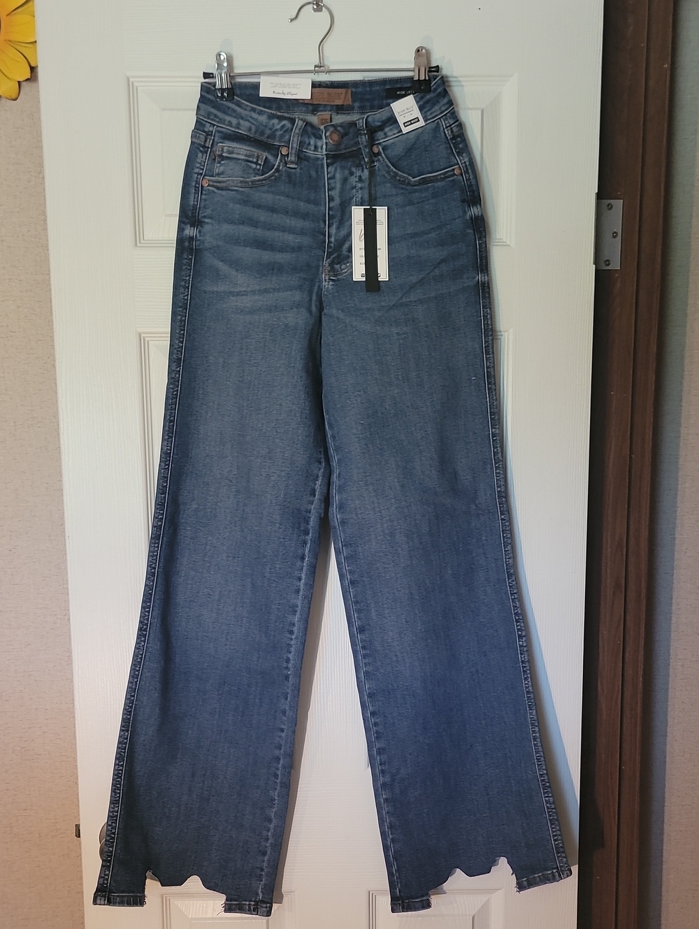 Judy Blue Women's High-Rise Wide-Leg Jeans - Blue